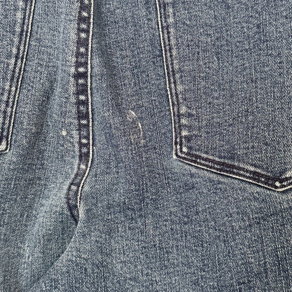 Ecru The Abbot Slouchy Jeans Dark Indigo Size 28 Straight Leg - Picture 5 of 10